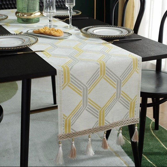Tassel Table Runner - Picture 1 of 2